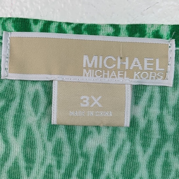 Michael Kors draped neck softly draping tunic style 3/4 sleeve Tee shirt top EUC - Picture 6 of 8